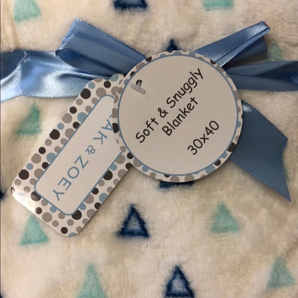 Zak & Zoey Soft & Cuddly Baby Blanket NWT - Picture 2 of 2